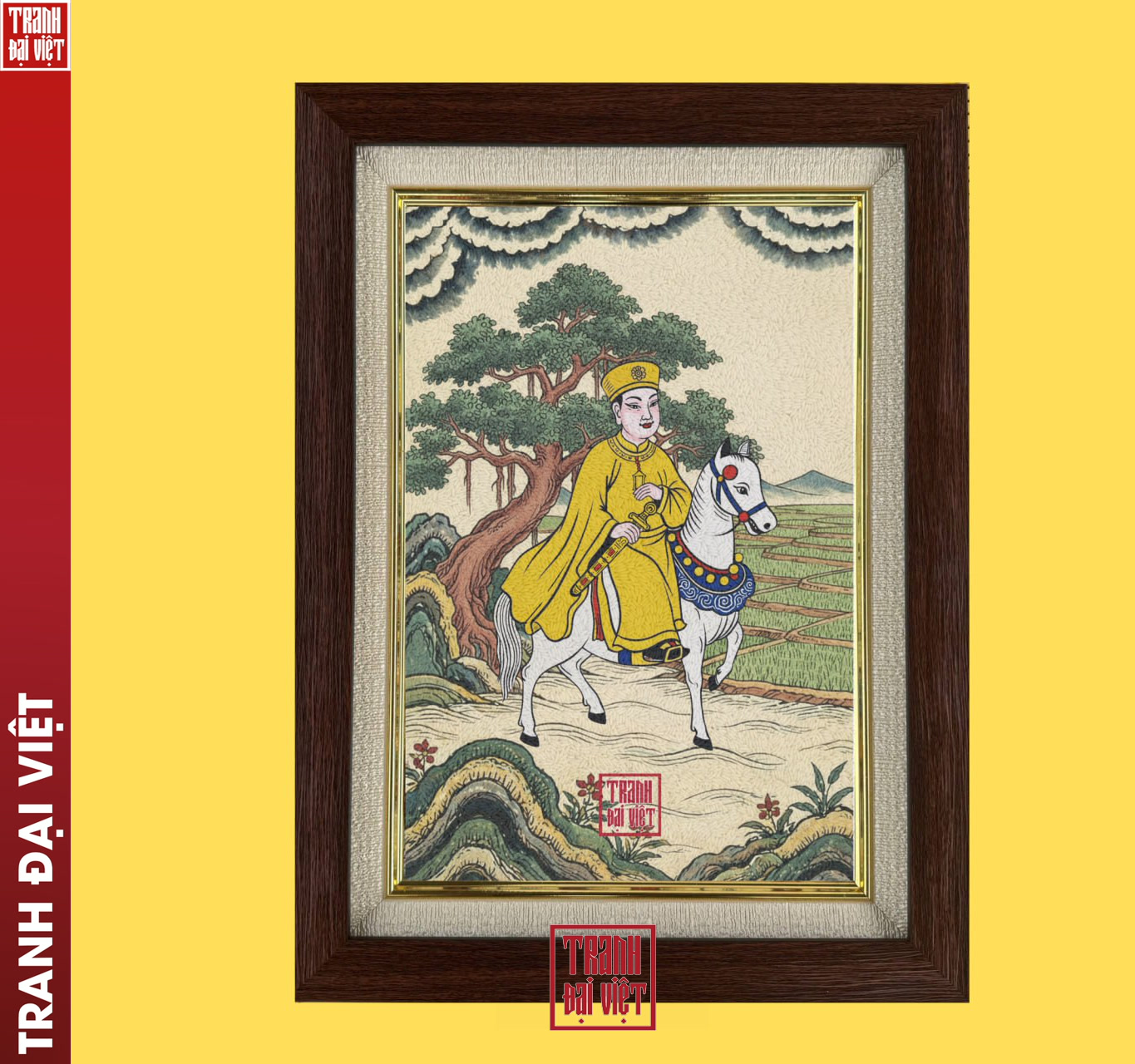 Tranh Quan Ho&agrave;ng Đệ Tứ