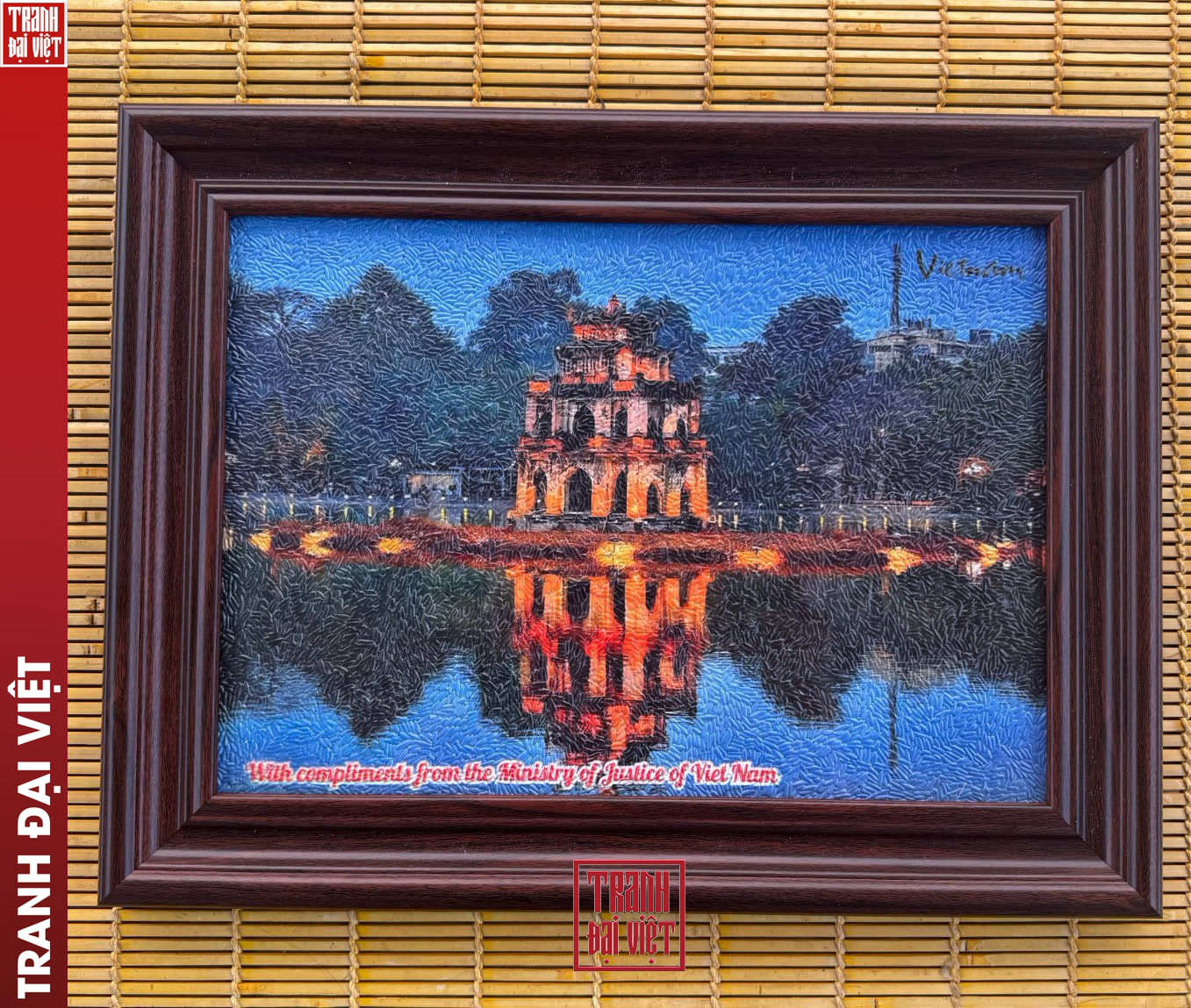 &Yacute; nghĩa bức tranh gạo Hồ Gươm trong quan hệ hợp t&aacute;c