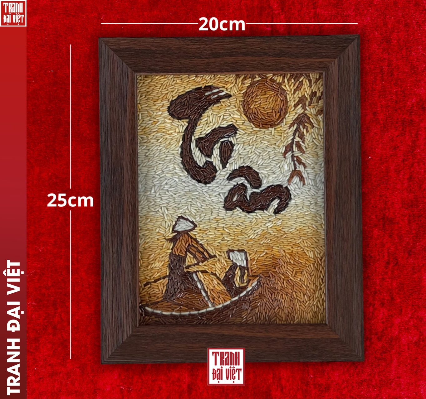 Ảnh 7 Tranh gạo Tri Ân - Tranh Đại Việt