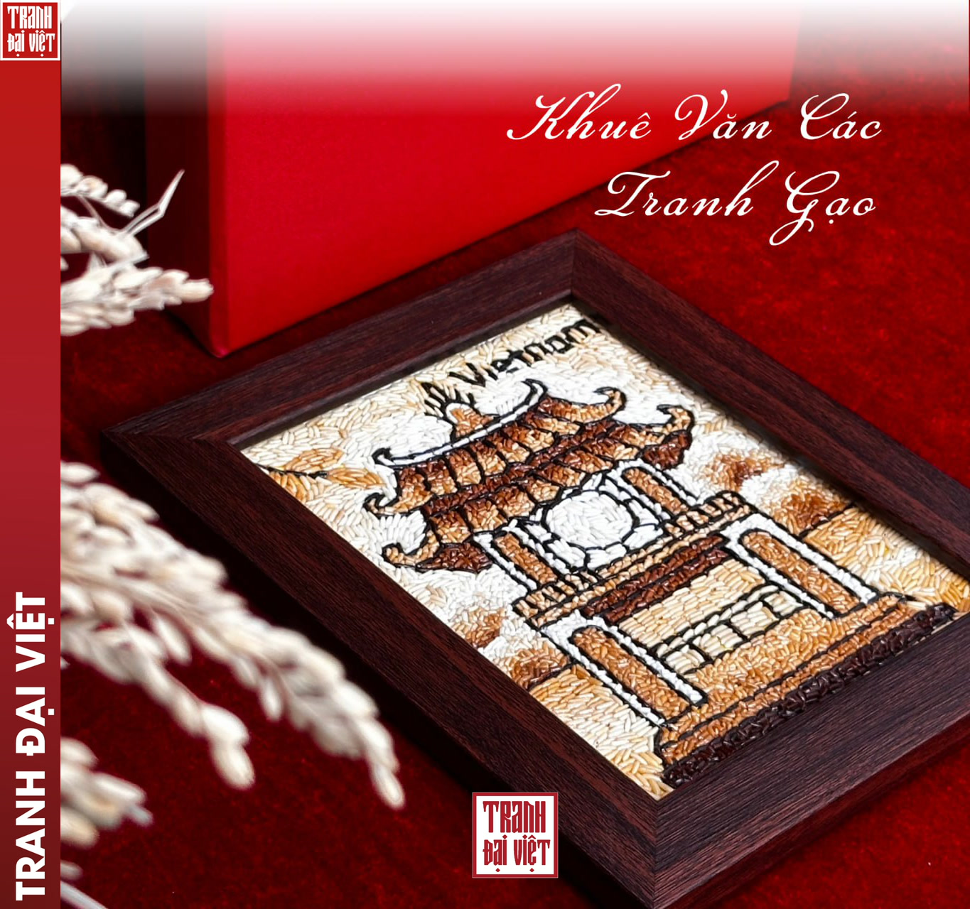 Ảnh 5 Tranh gạo Khuê Văn Các - Tranh Đại Việt