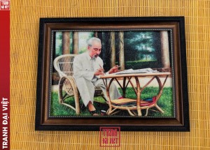 Tranh Bác Hồ Ngồi làm việc - Ảnh 4