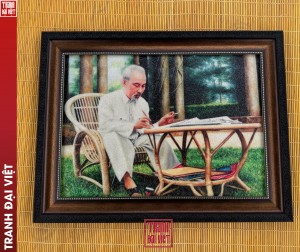 Tranh Bác Hồ Ngồi làm việc - Ảnh 5