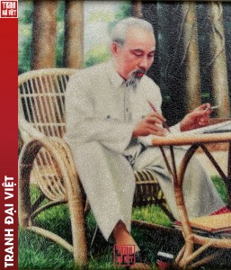 Tranh Bác Hồ Ngồi làm việc - Ảnh 7