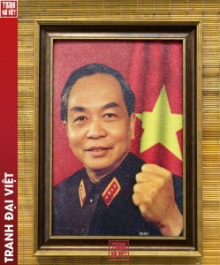 Tranh Đại Tướng Võ Nguyên Giáp